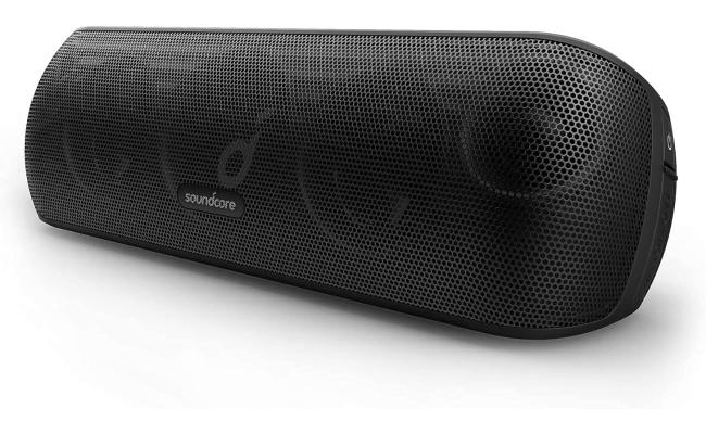 Anker A3116011 Soundcore Motion+ Bluetooth Speaker with Hi-Res 30W Audio, Extended Bass and Treble, Wireless HiFi Portable Speaker with App, Customizable EQ, 12-Hour Playtime, IPX7 Waterproof, USB-C - Black